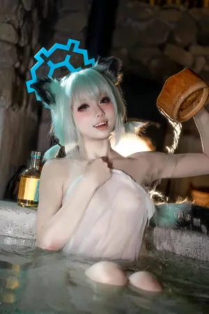 [Cosplay] 蔚蓝档案 时雨 温泉 - 纸悦Etsu ko