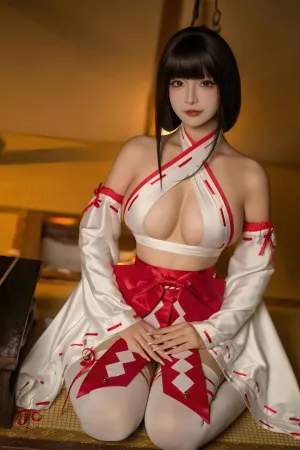 [Cosplay] 神乐巫女の试炼 - yuuhui玉汇