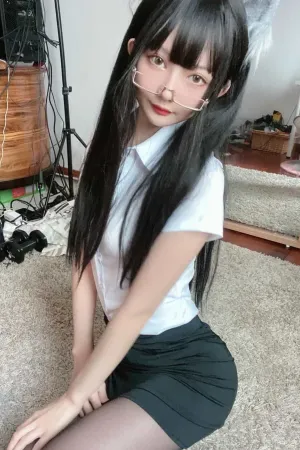 [Cosplay] 眼镜 黑丝 OL - 51酱