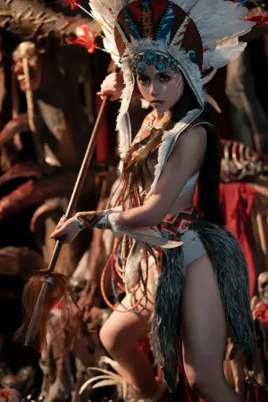 [Cosplay] 部落之魂 印第安 紫舞龙 - Bangni邦尼