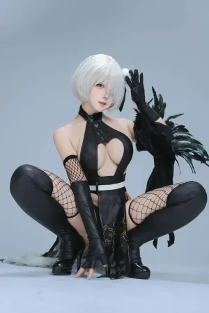 [Cosplay] 尼尔 机械纪元 2B 旗袍 - 双吉堡堡