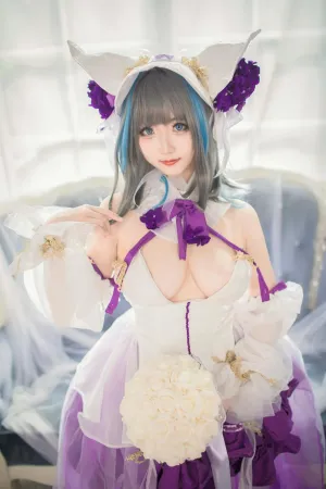 [Cosplay] 碧蓝航线 柴郡 婚纱 废稿 - 风筝筝筝w