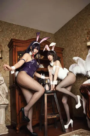 [Cosplay] 路人女主 霞之丘诗羽 + 加藤惠 - 绝对彼女 - 西园寺南歌,葵酱Aoi