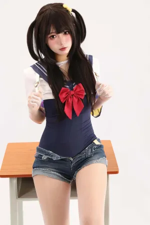 [Cosplay] 风纪委员 连体 白丝 死库水 - 柒柒要乖哦