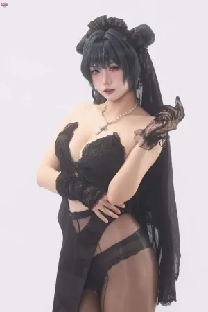 [Cosplay] 蔚蓝档案 龙华妃咲 花嫁 - 柒柒要乖哦