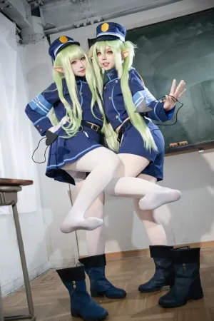 [Cosplay] 蔚蓝档案 橘光 x 橘望 铁道双子 - 溯兮sukki