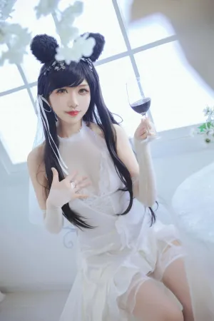 [Cosplay] 碧蓝航线 爱宕 花嫁 - 源纱希喵喵喵