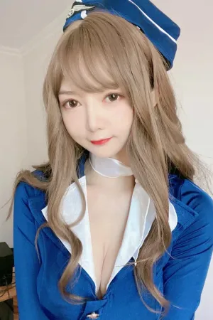 [Cosplay] 空姐 蓝色制服装 - 51酱